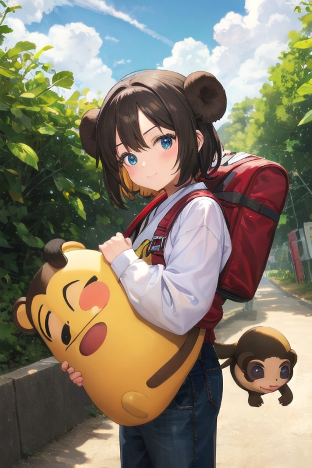 猿とシンバル