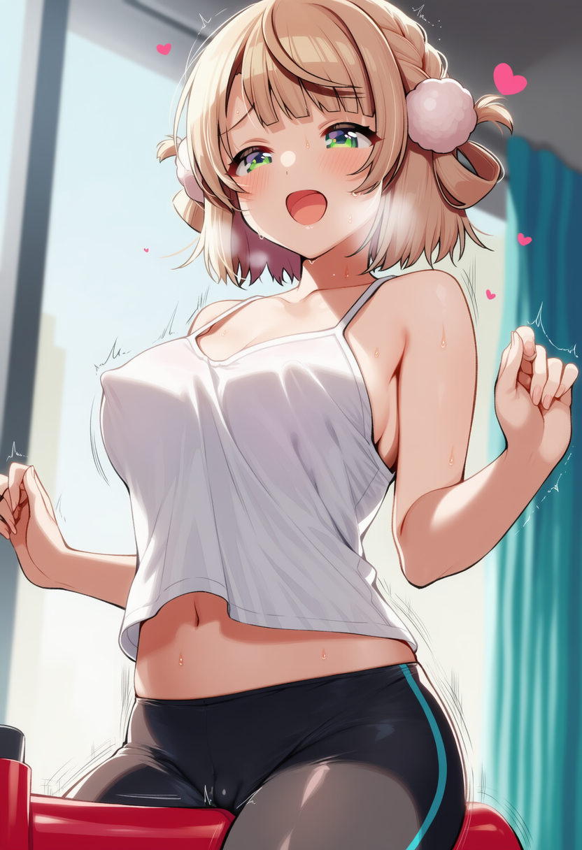 乗馬マシンで気持ちよくなっちゃった♡（しぐれうい）