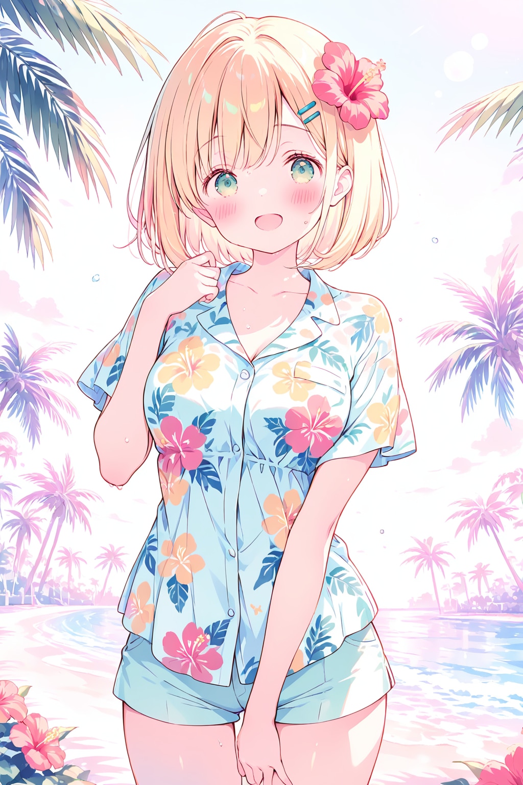 アロハシャツ千鶴ちゃん