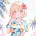 アロハシャツ千鶴ちゃん 2枚目