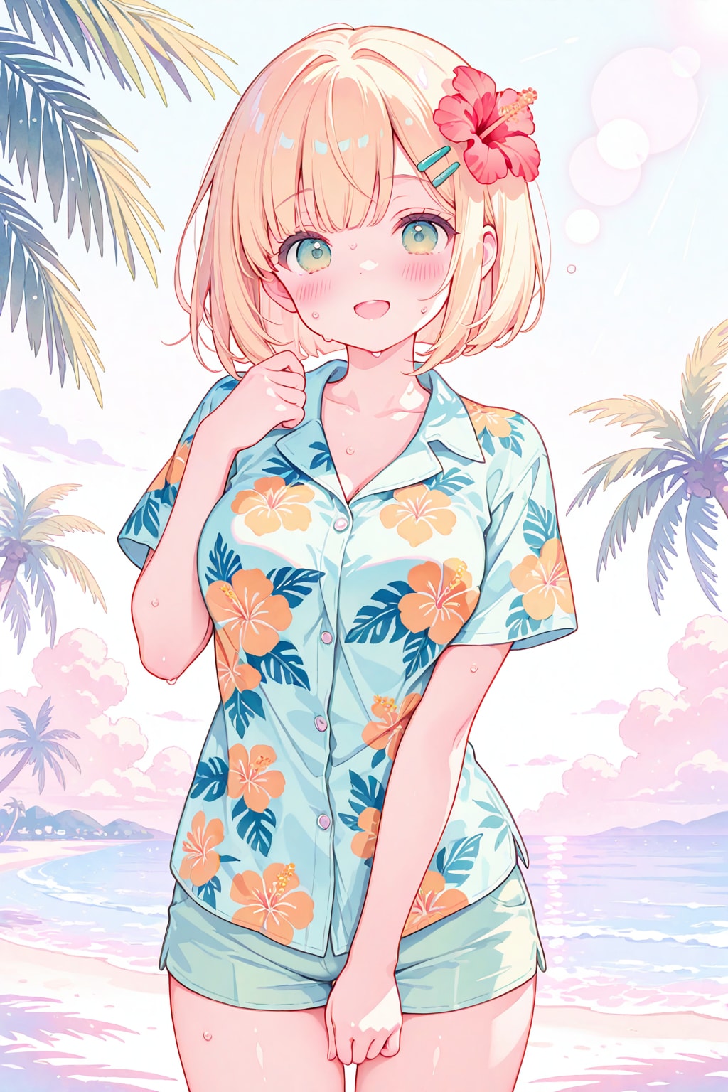 アロハシャツ千鶴ちゃん