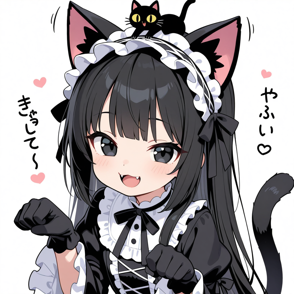 今日は白黒猫さんの日 | の人気AIイラスト・グラビア