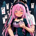 ゴスロリにゃん娘を路地裏で 2枚目