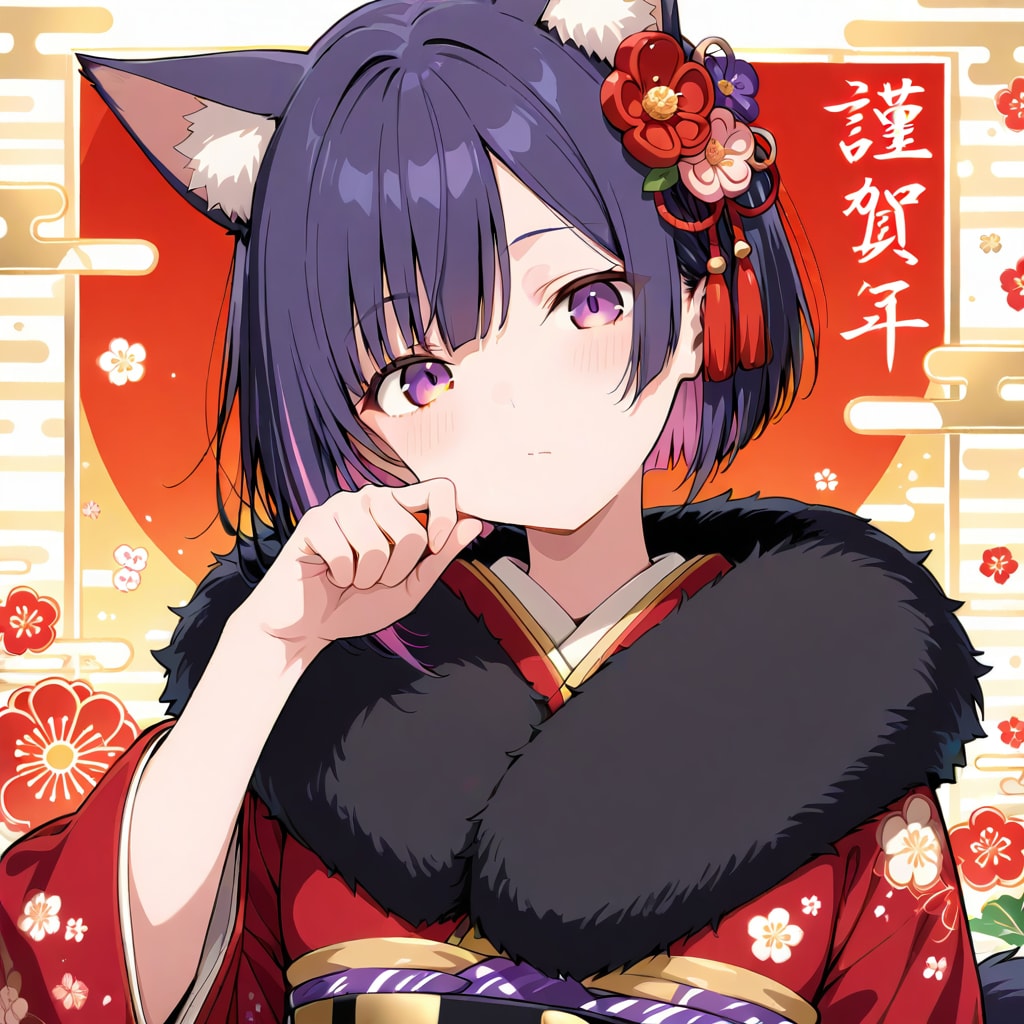 黒いファーになりがち。獣耳指定してないのに。。。 | の人気AIイラスト・グラビア