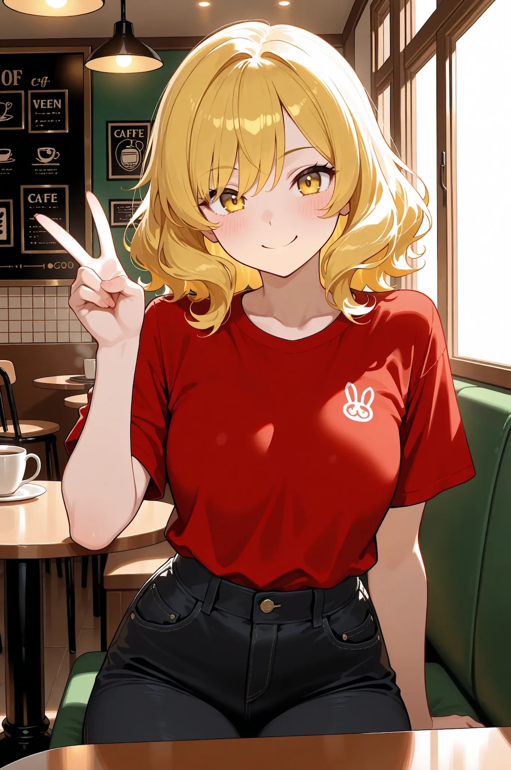 コナエミ In the cafe