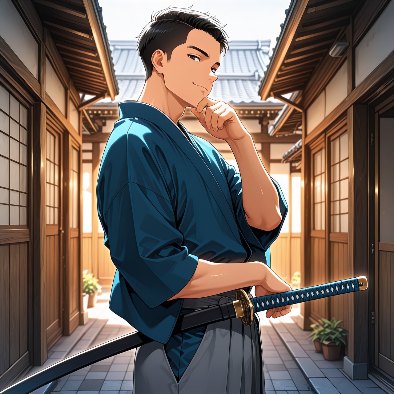 どこに出してもイラっとする男 | の人気AIイラスト・グラビア