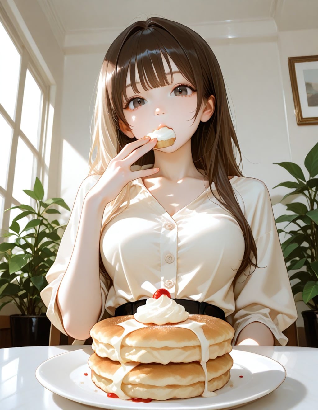 パンケーキ食べた