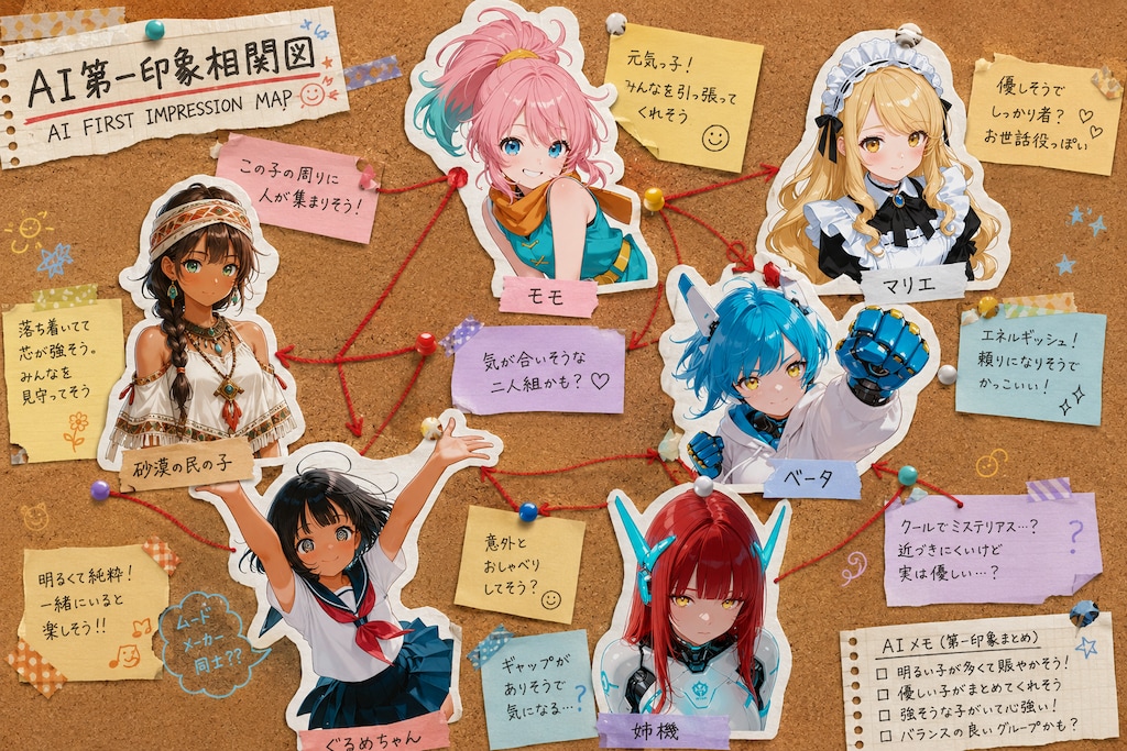 第一印象だけで相関図