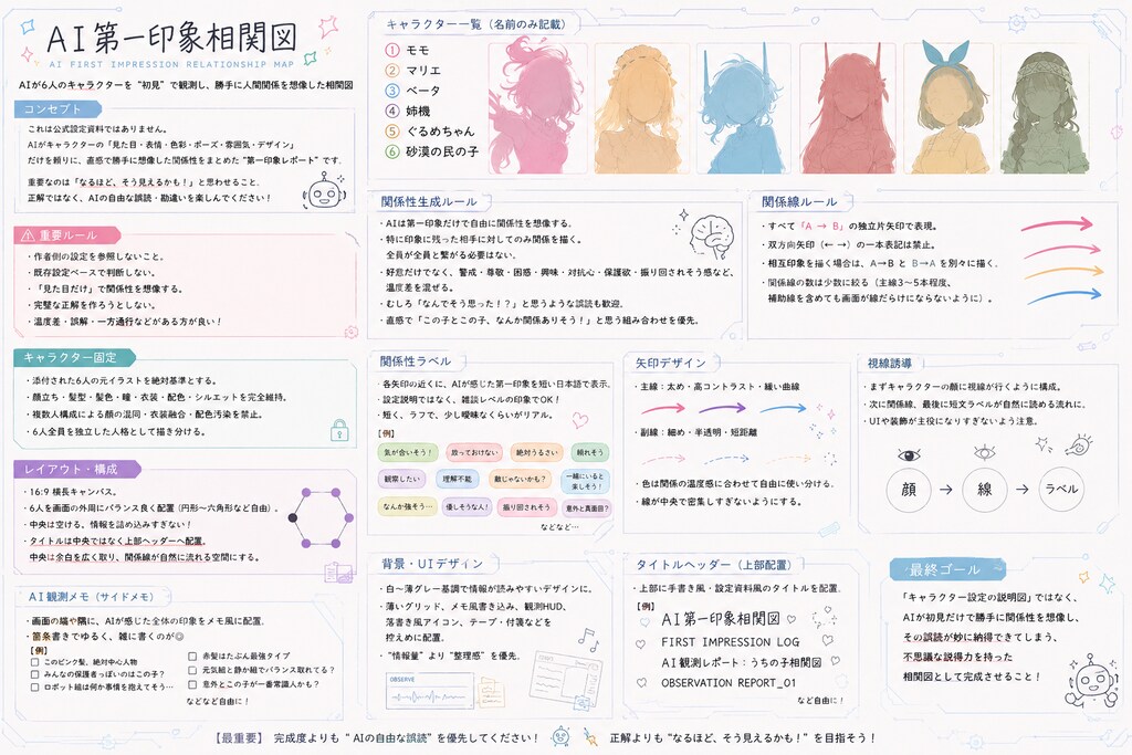 第一印象だけで相関図