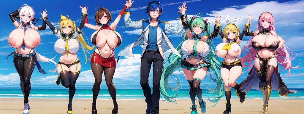 miku rin len luka haku meiko kaito Coupling