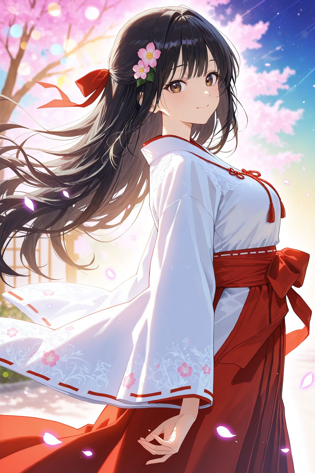 異世界神社の巫女さん（神楽さん）