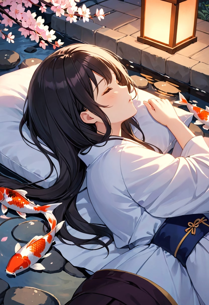 浴衣（石庭） | の人気AIイラスト・グラビア