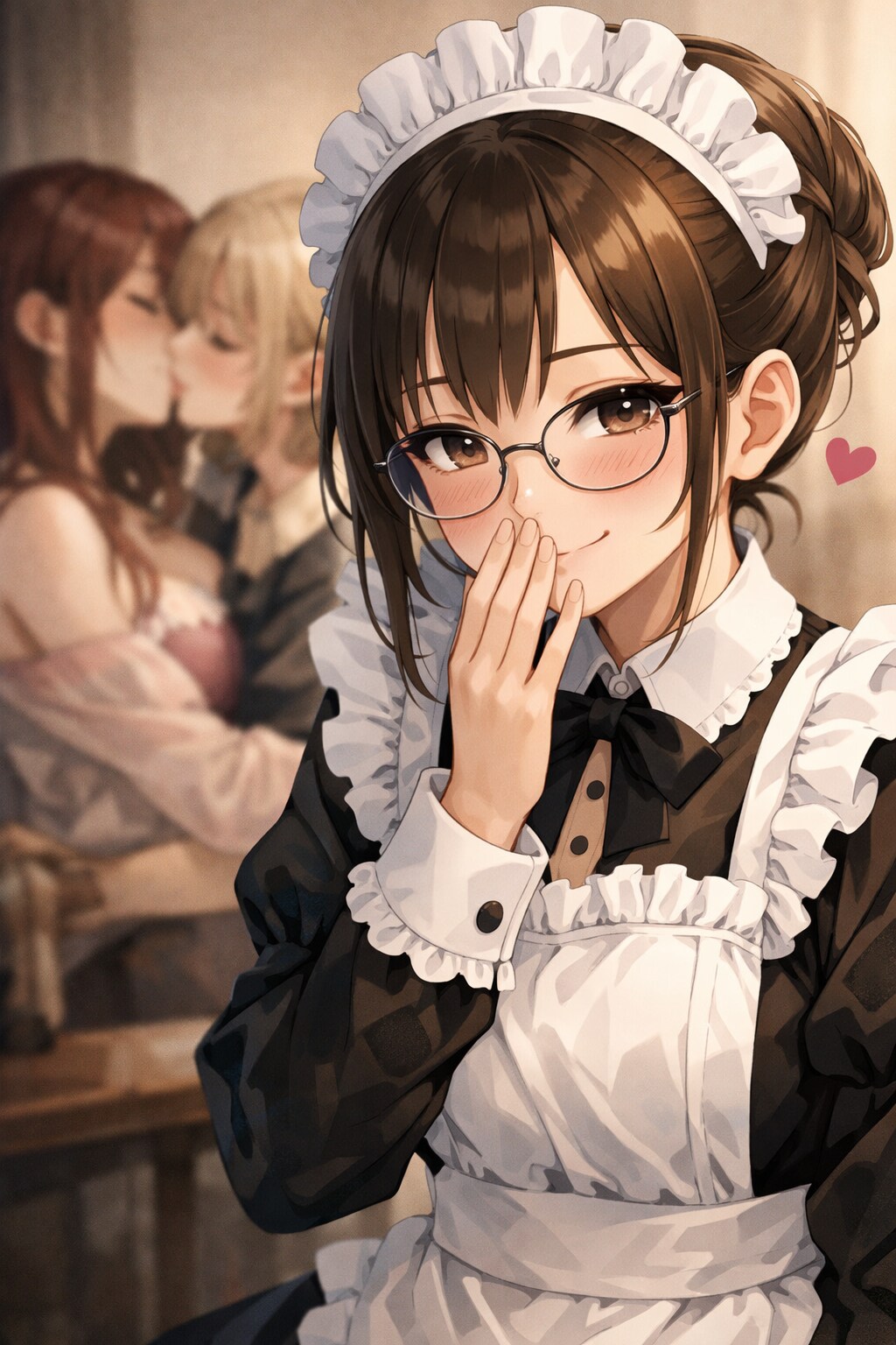 メイドは（覗き見…）見てた……。