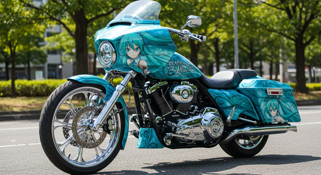 初音ミクハーレーダビッドソン