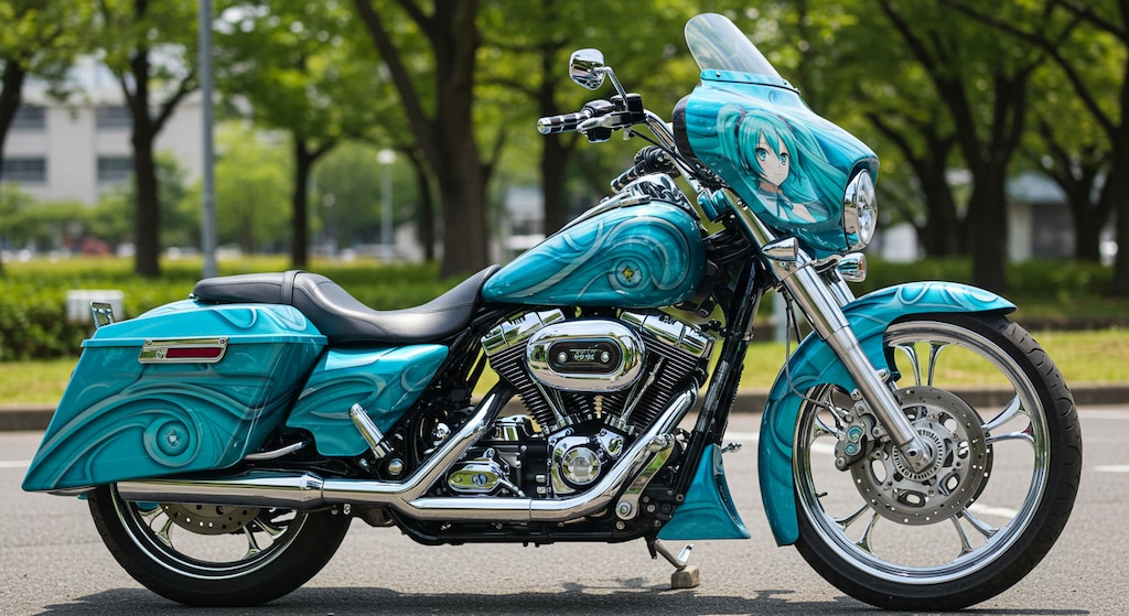 初音ミクハーレーダビッドソン