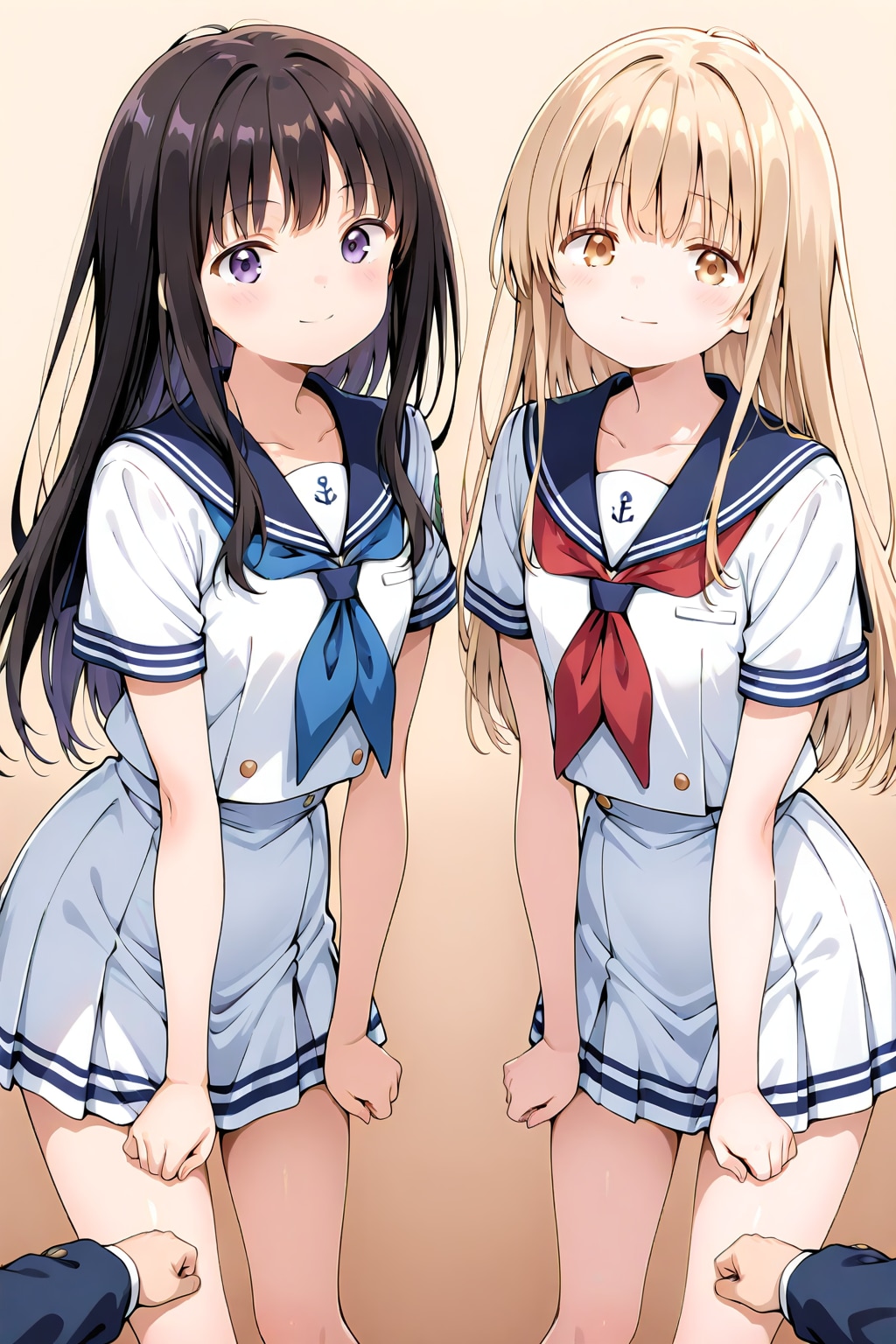 1/5　まひる&たきな | の人気AIイラスト・グラビア