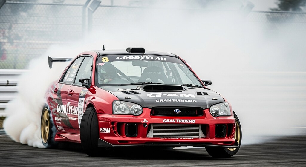 インプレッサGDBのドリ車