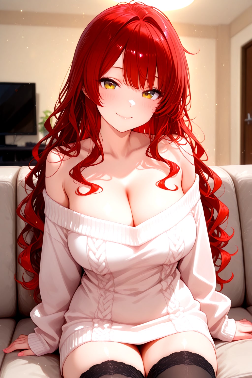 169（オフショルニットワンピ）