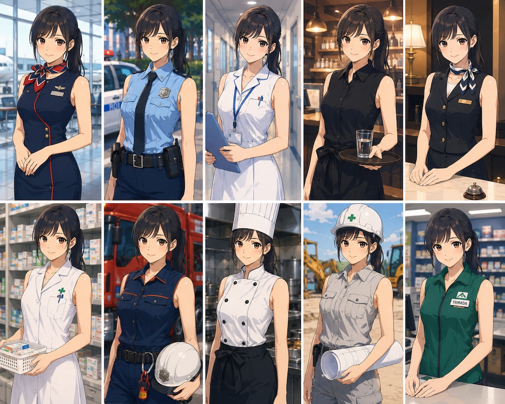 スリーブレス学園OG詰め合わせ