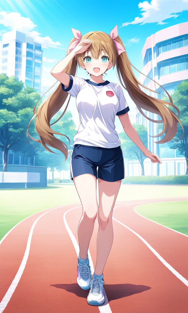 Hinataでジョギング