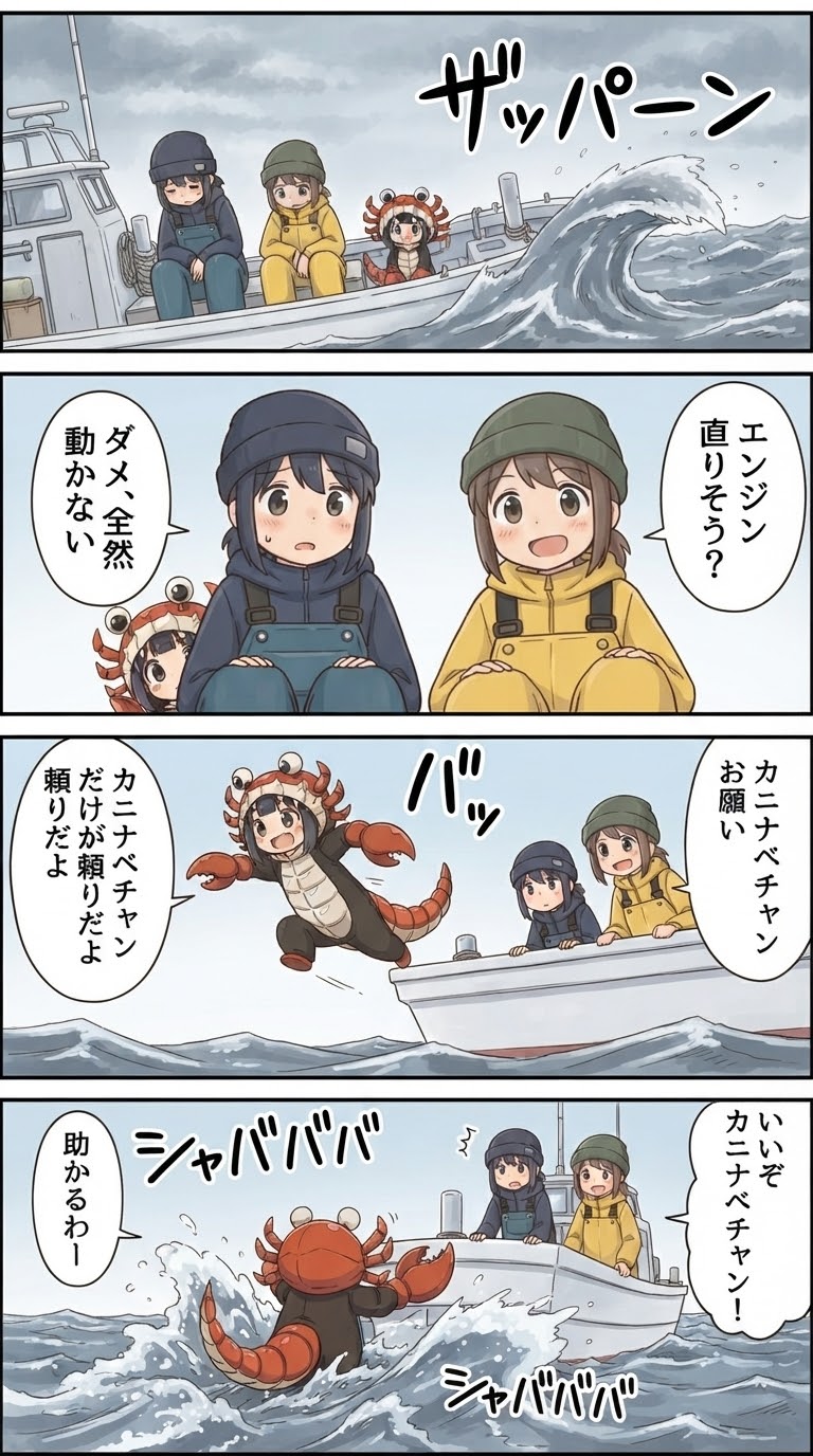 【62】エンジンの代わりだよ！カニナベチャン | の人気AIイラスト・グラビア