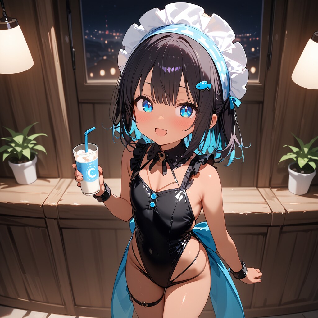 褐色肌の小さな女の子