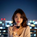 お酒好きの彼女 2枚目