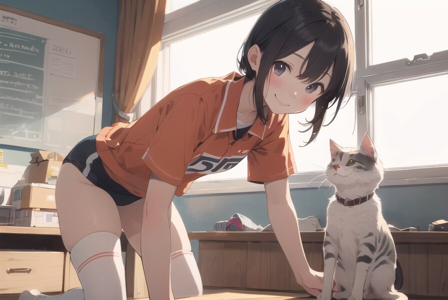 猫と体操女子 : 2023.12.20