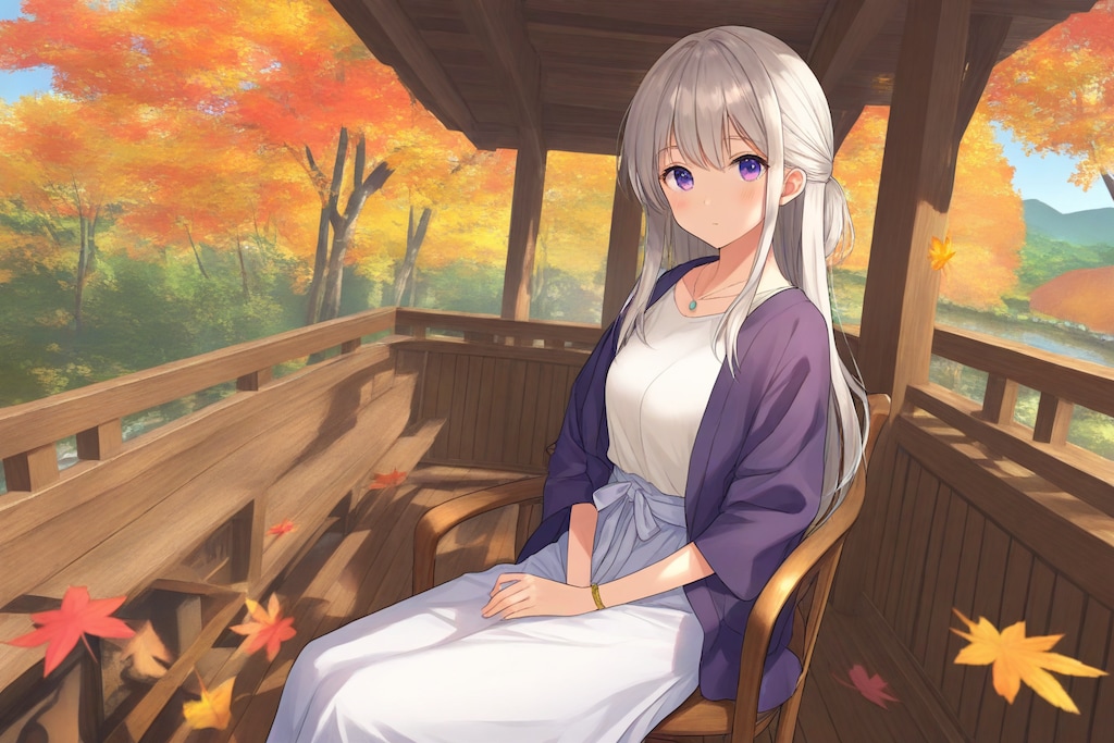 水辺でティータイム