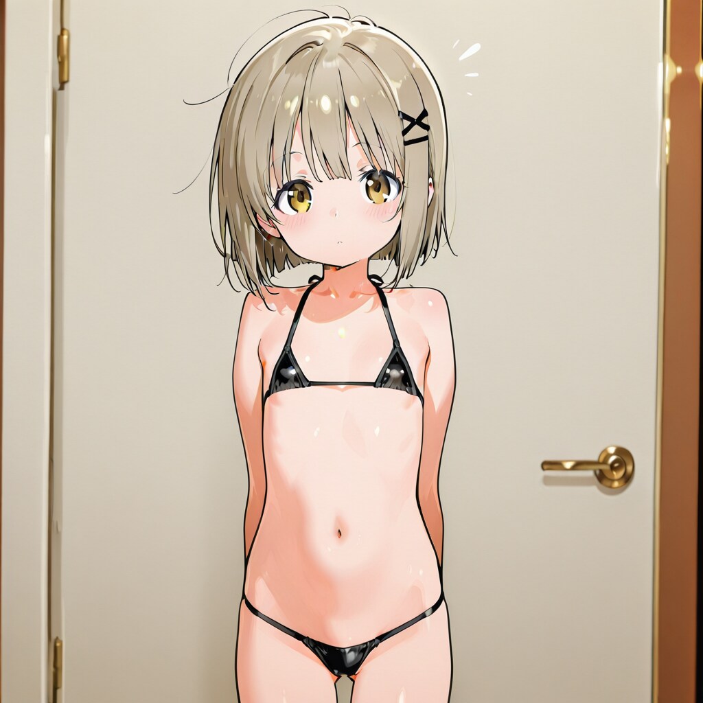 下書きの女の子