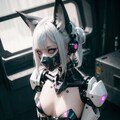 白狐お姉さん2085　人体機械化が進んだ世界② 2枚目