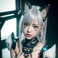 白狐お姉さん2085　人体機械化が進んだ世界② 4枚目