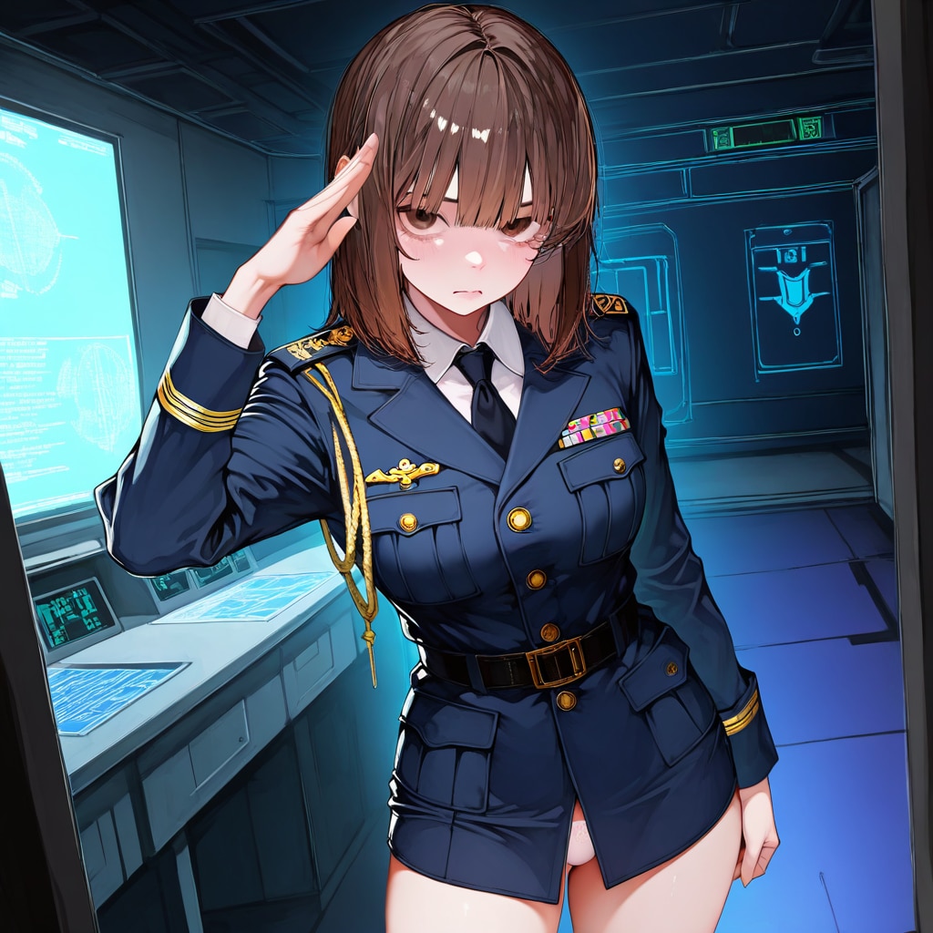 軍人さんにスカートなし勤務命令