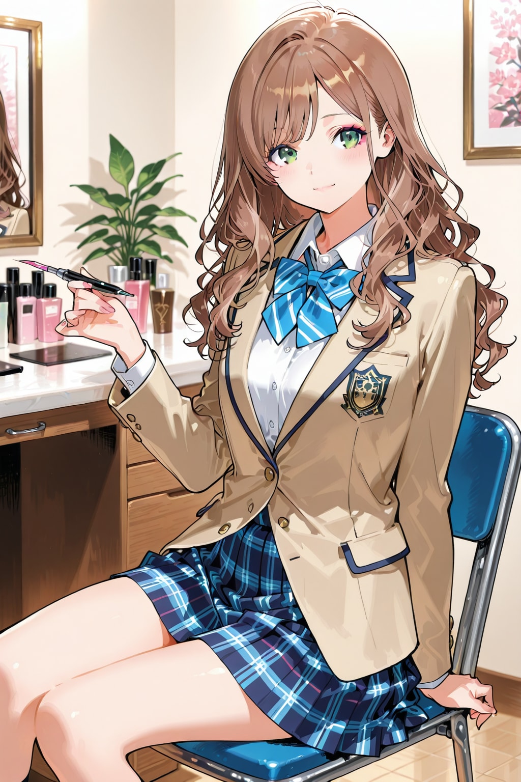 ギャル×メイク💗 | の人気AIイラスト・グラビア