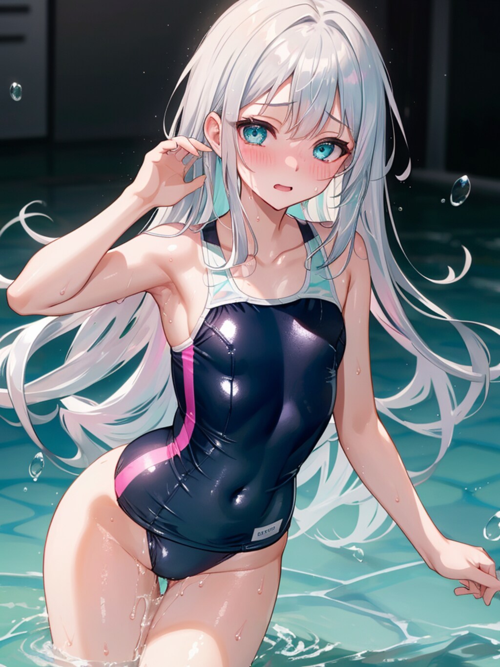 たまには大人っぽい黒も着ます。