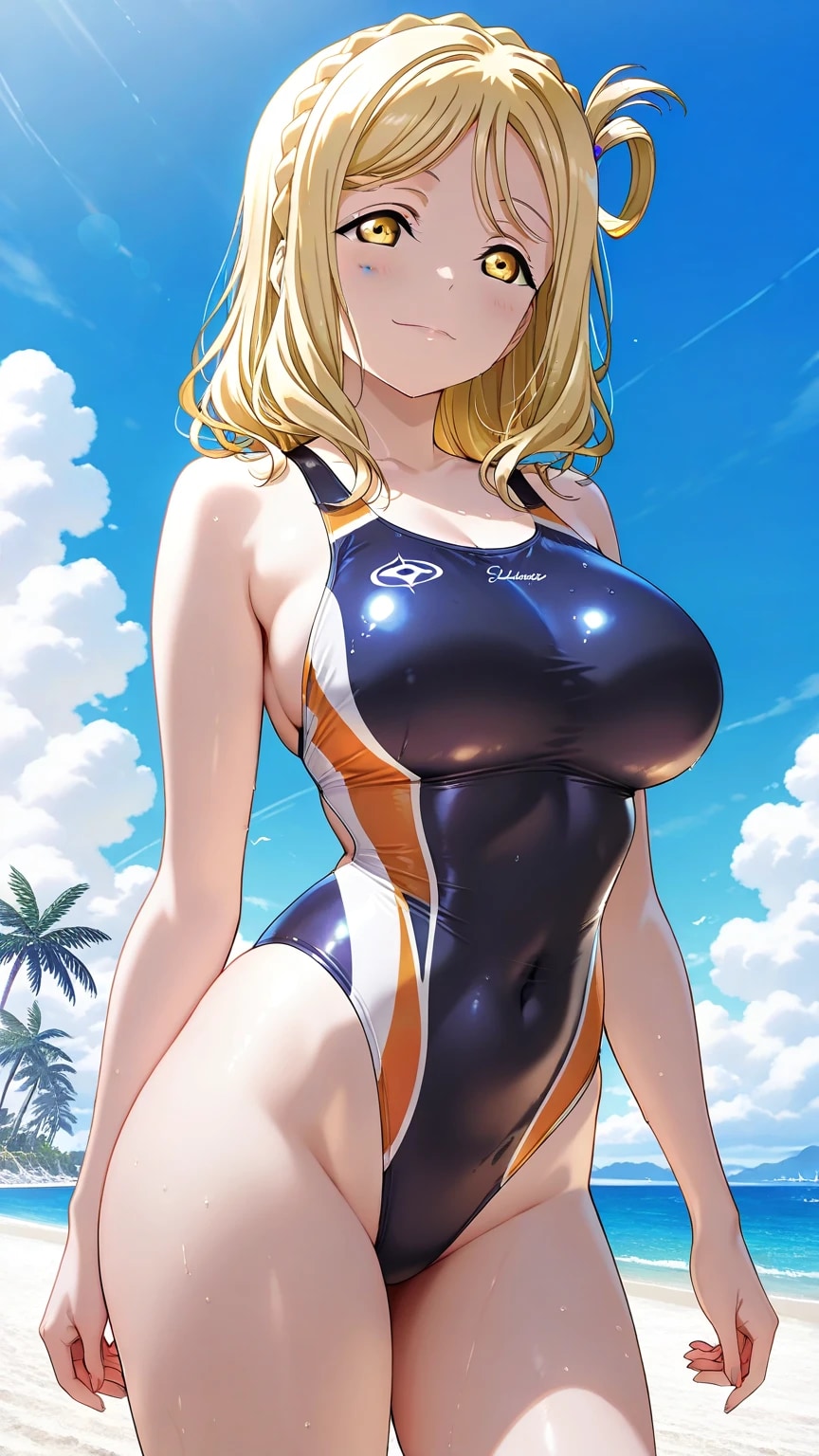 夏の海で～す！