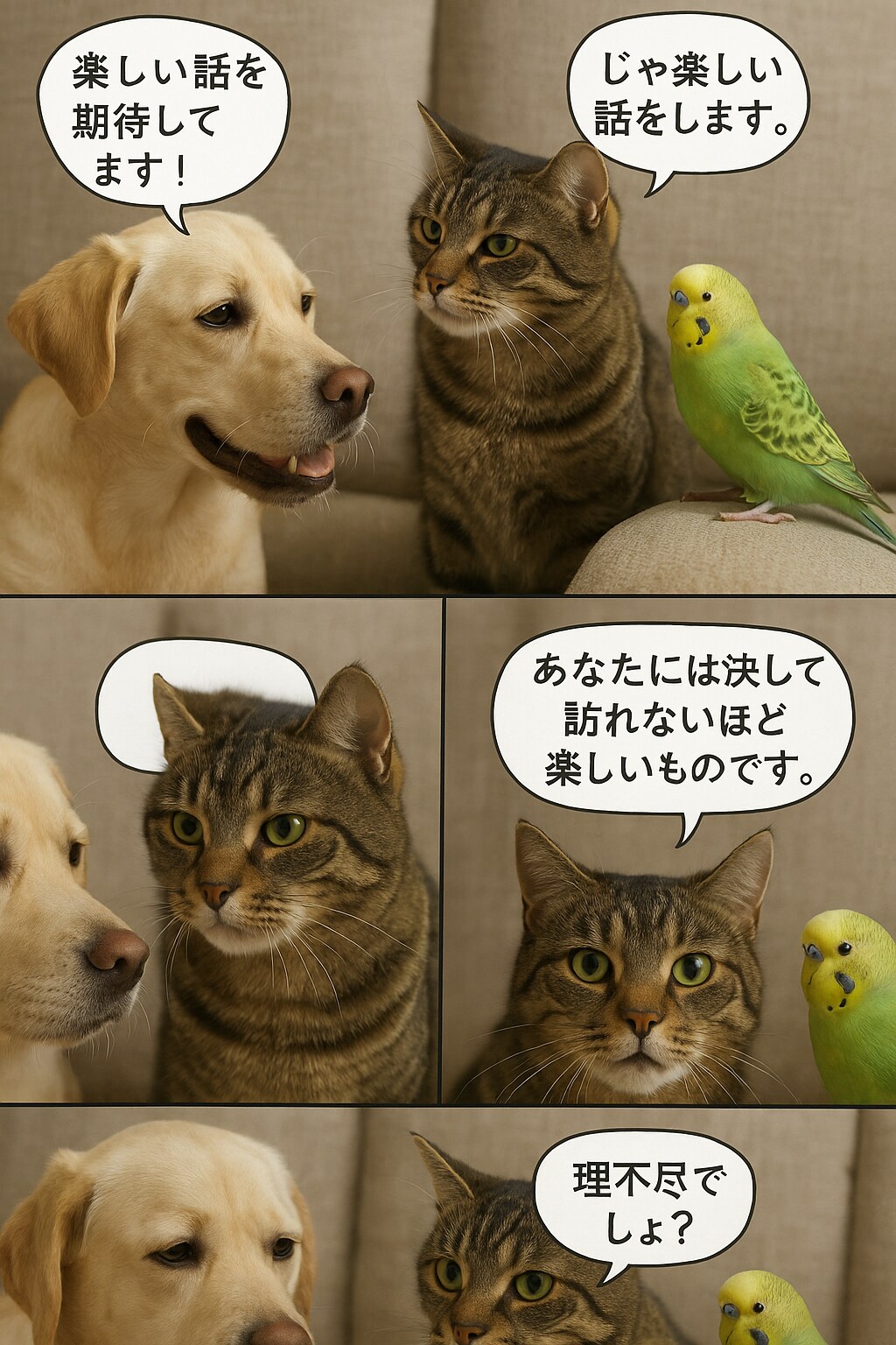 いぬとねこといんこ9