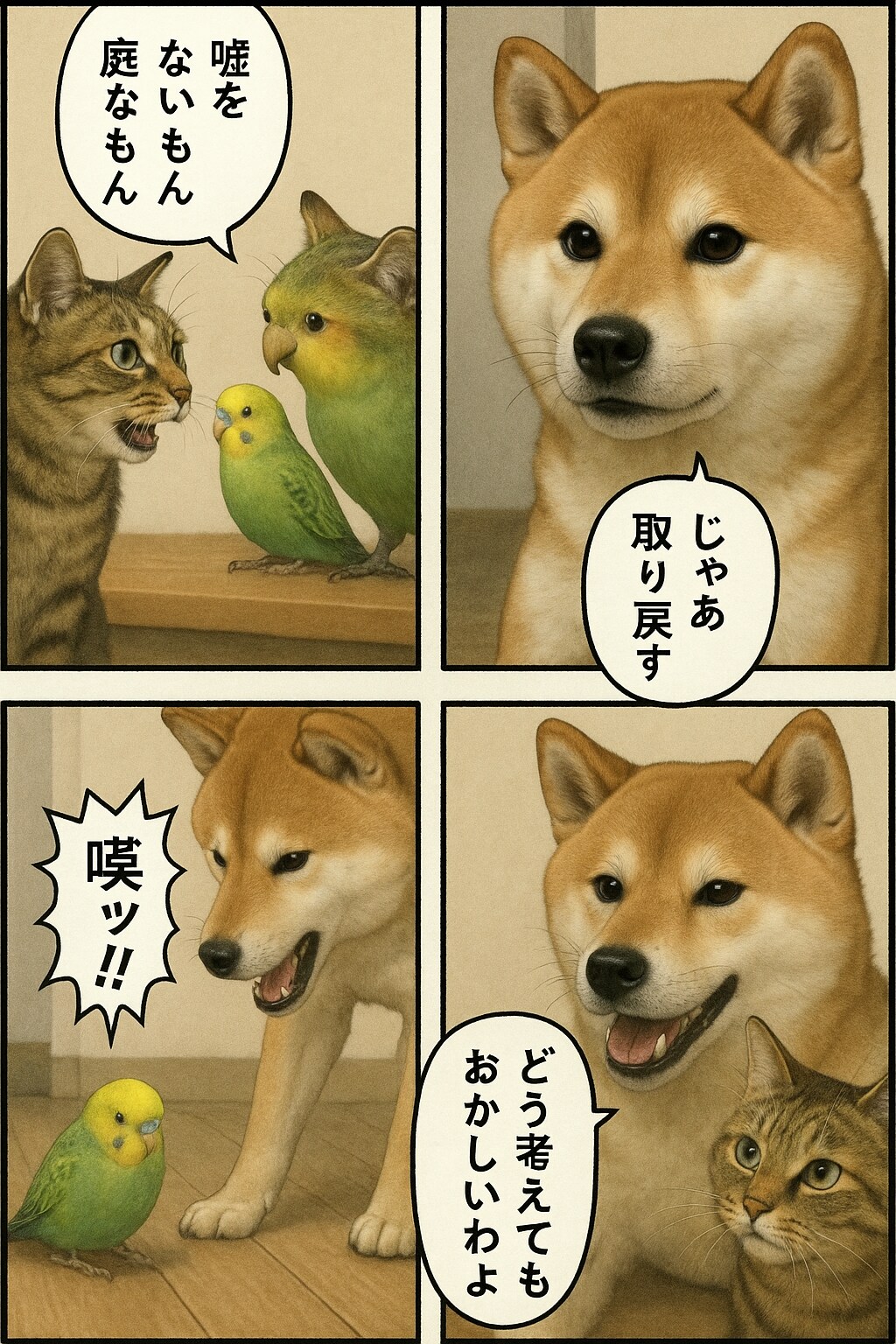 いぬとねこといんこ9