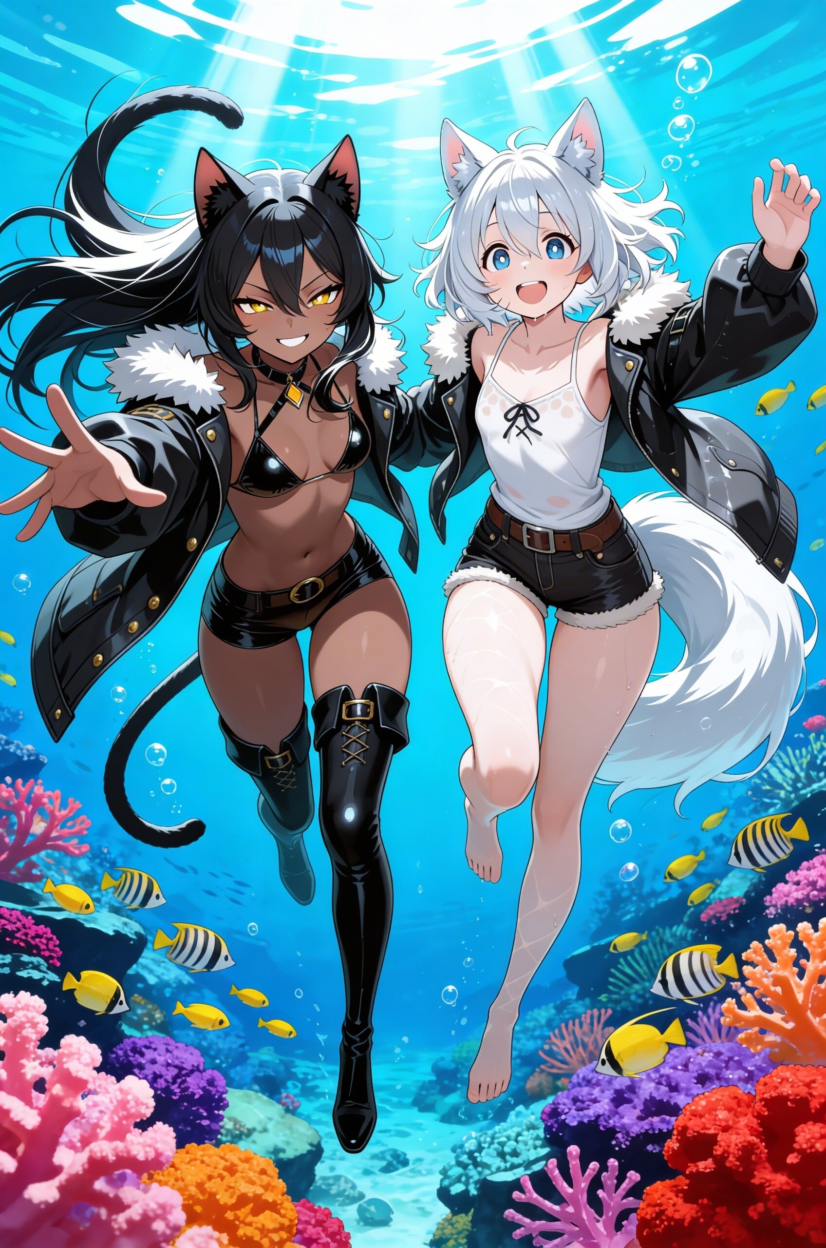 水中詰め合わせ シロキちゃん＆クロキちゃんスペシャル編