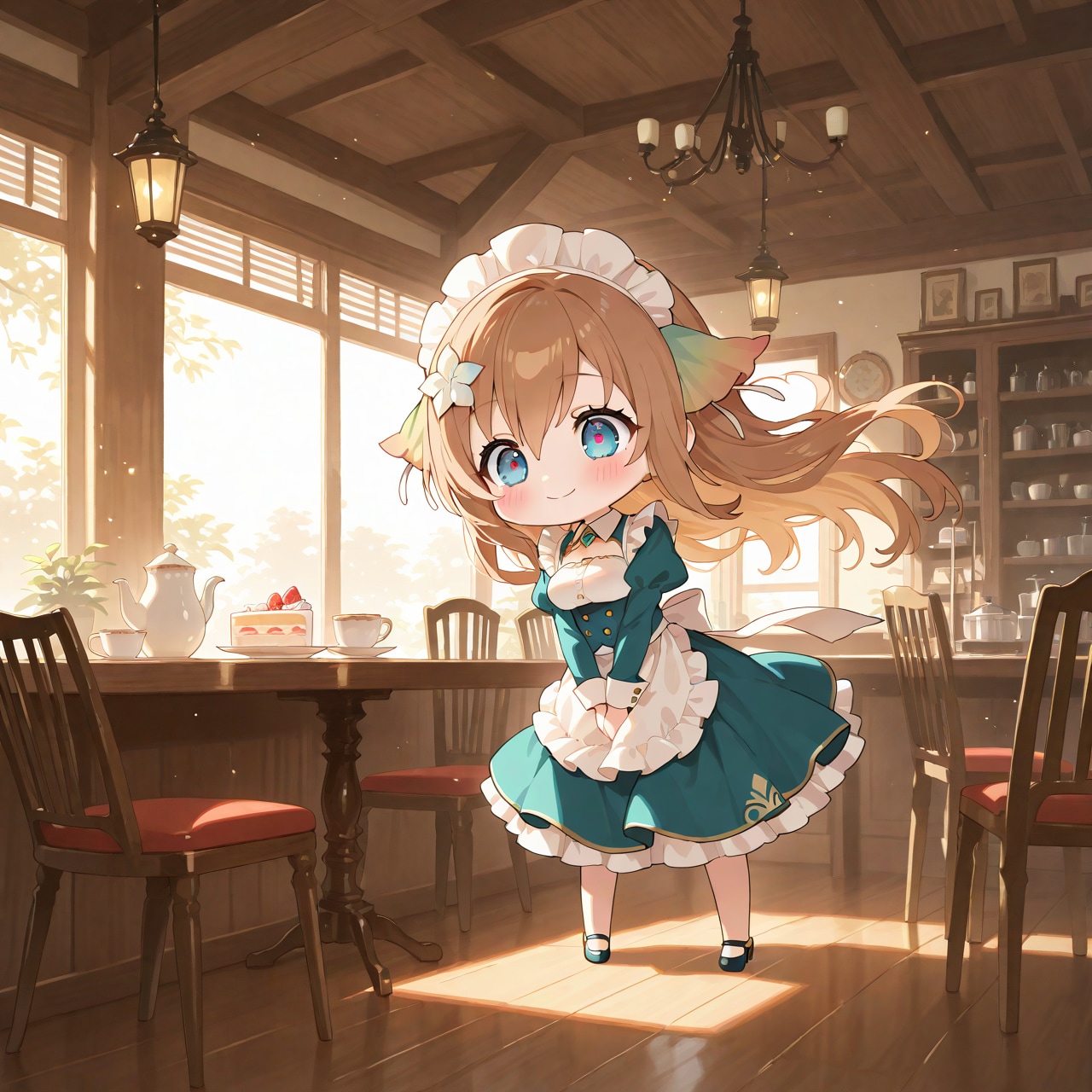 ちびイオンちゃん:リーベルドレス(もどき) | の人気AIイラスト・グラビア