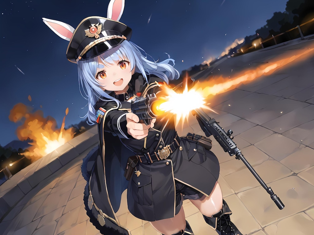 【兎田ぺこら】世界一ミリタリーが似合う兎【軽量版】