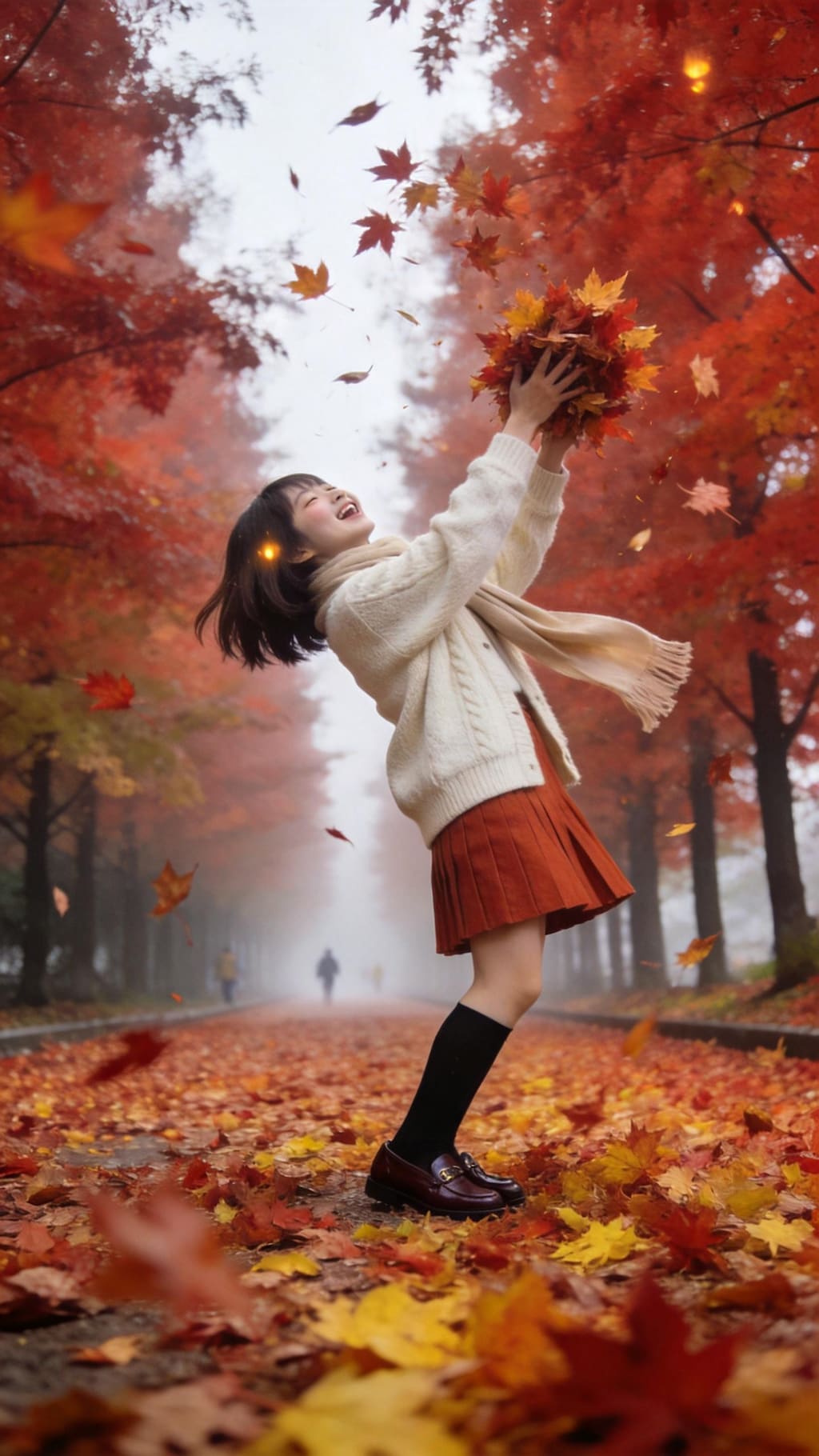 Autumn Thrown Back at the Sky