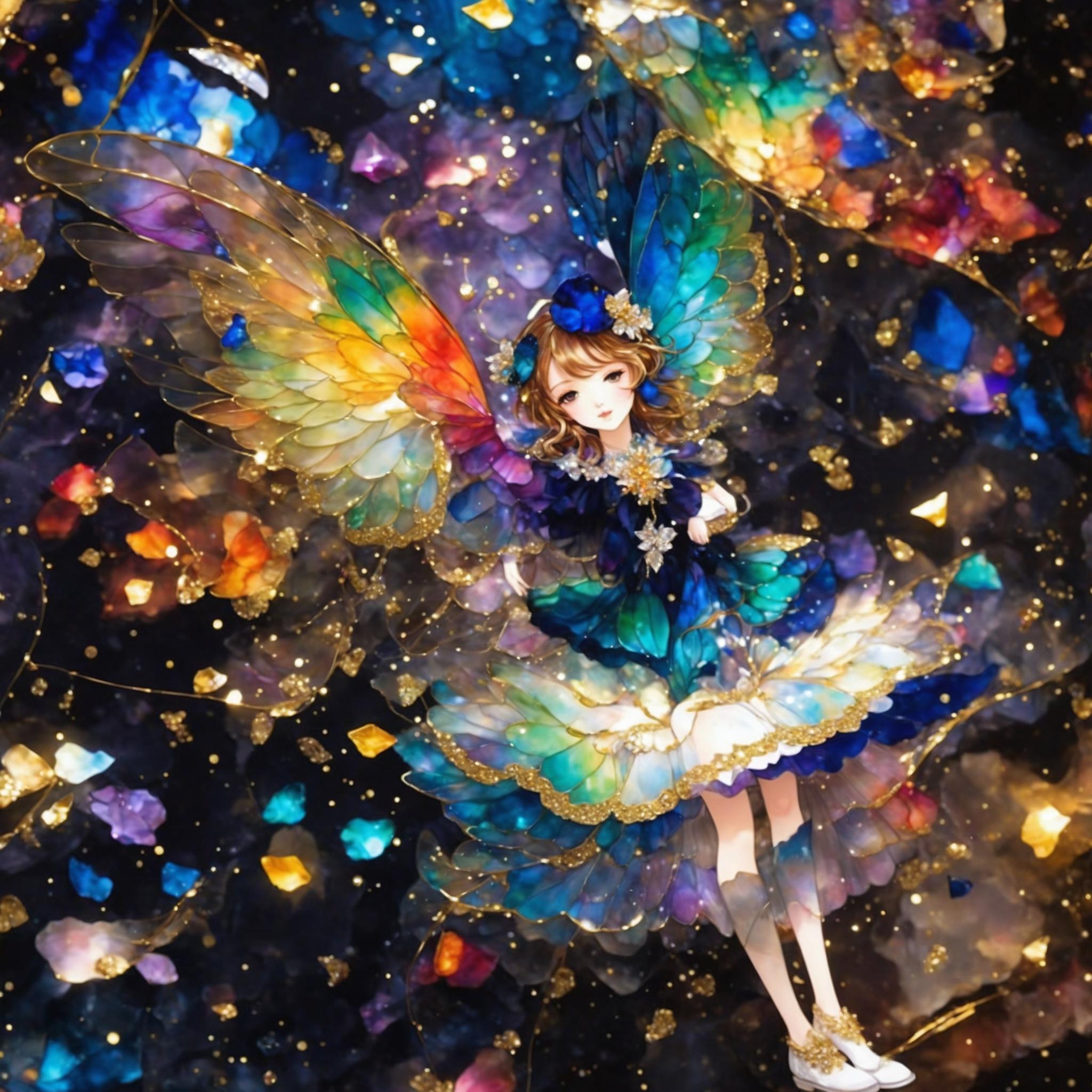 アルコールインキアートの世界に溶けて | の人気AIイラスト・グラビア