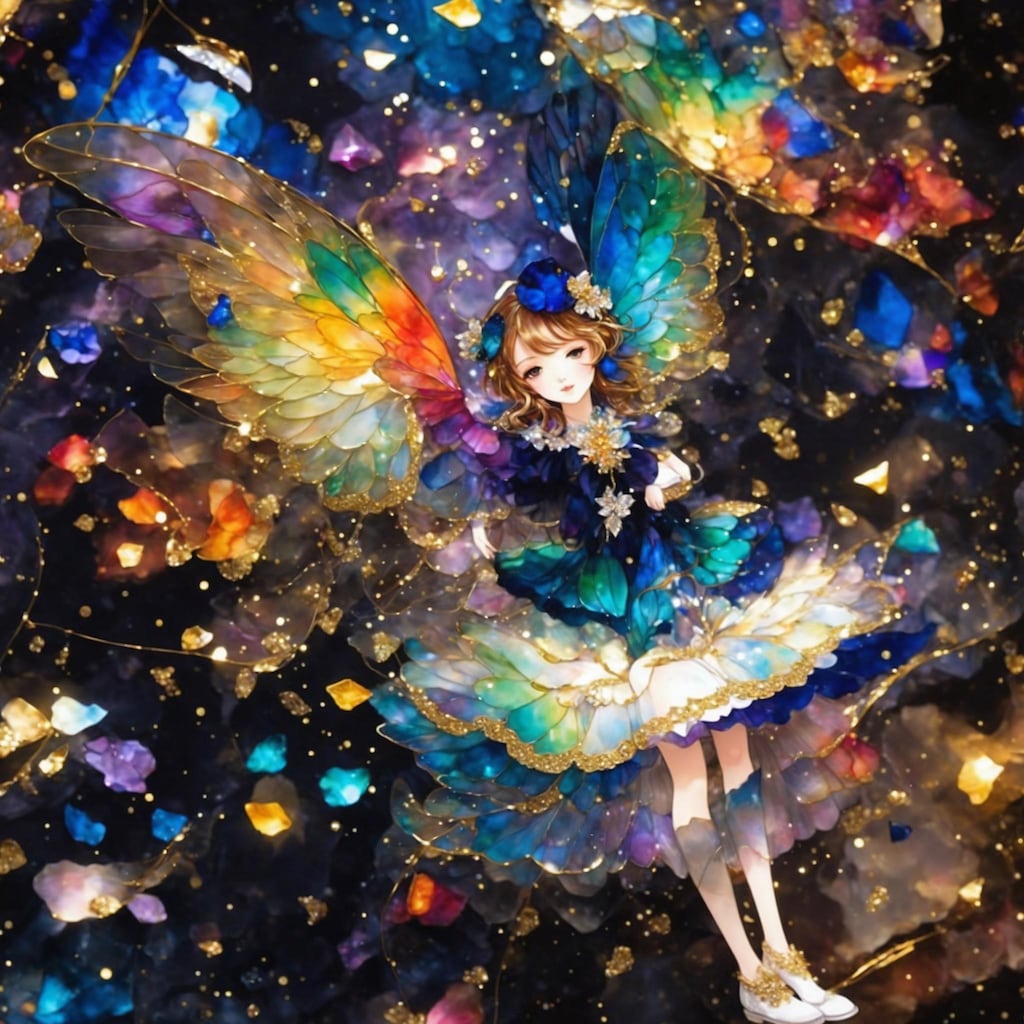 アルコールインキアートの世界に溶けて