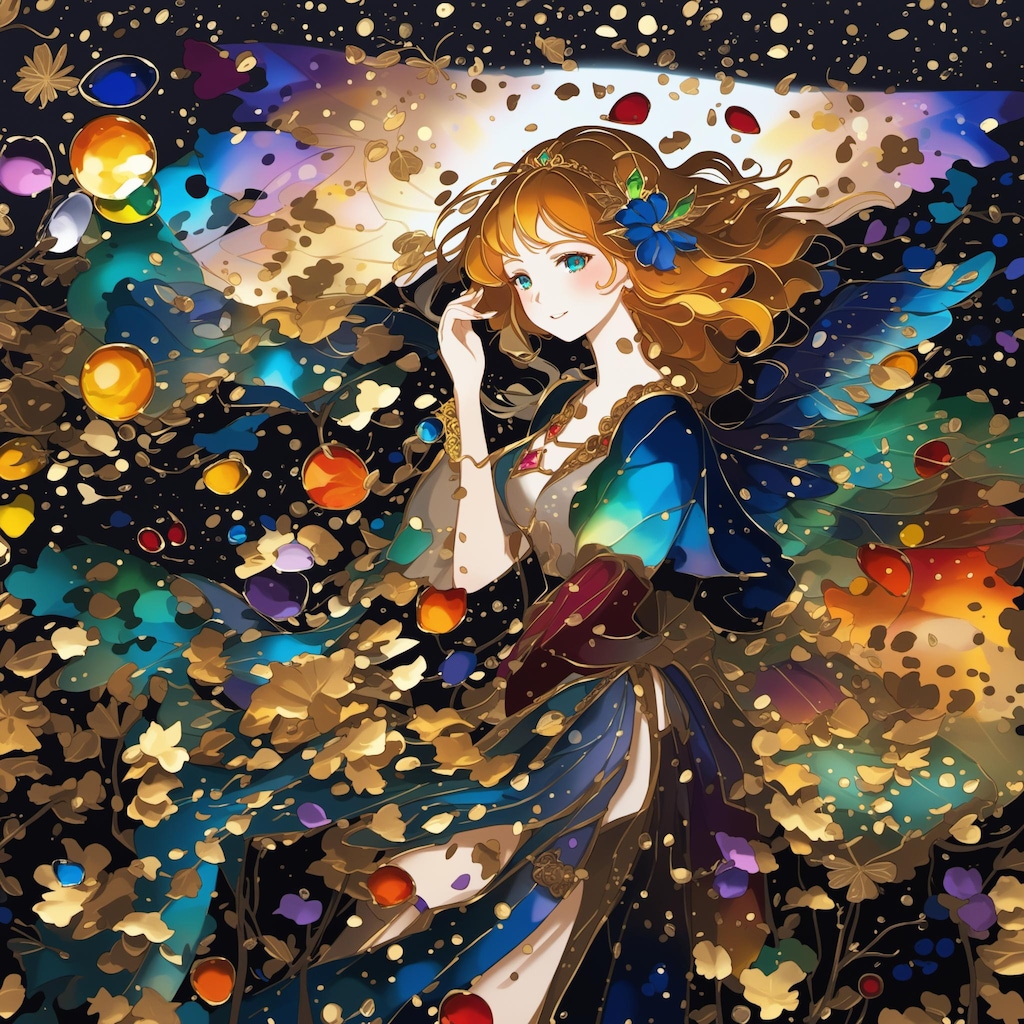 アルコールインキアートの世界に溶けて