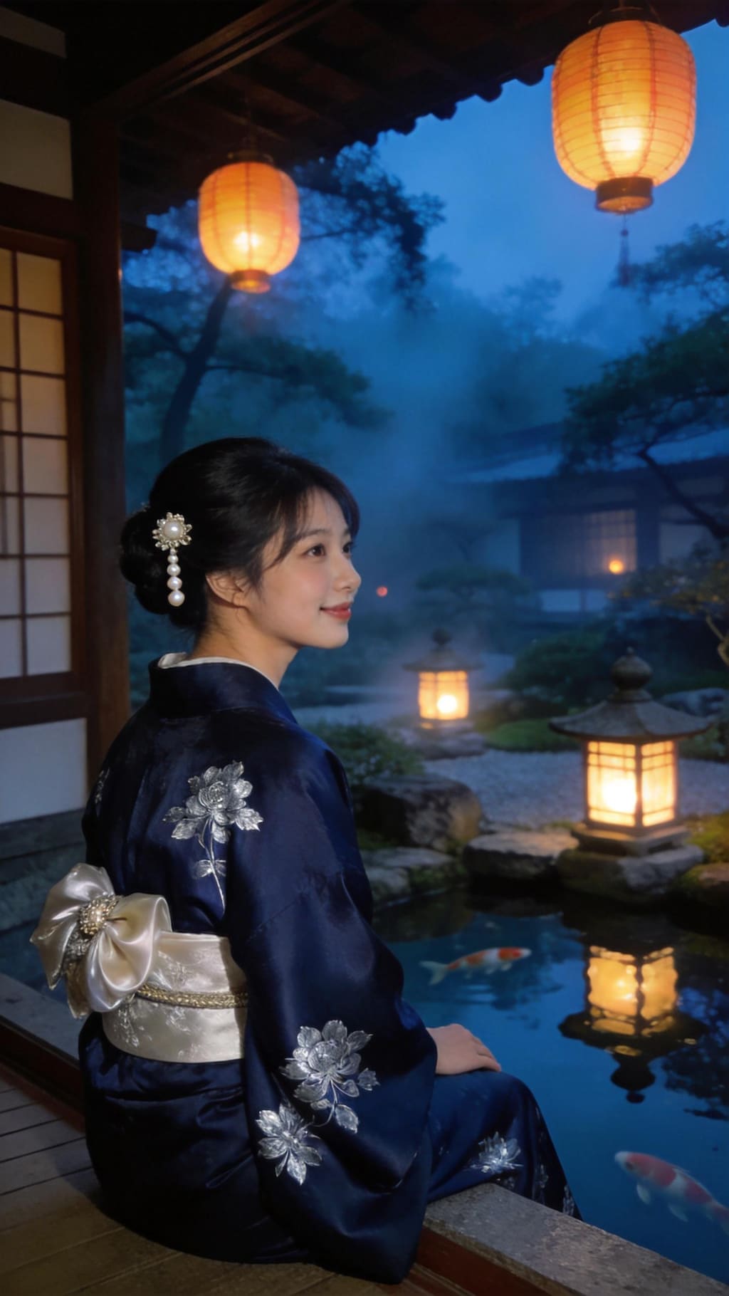 The Garden Remembers Her Smile