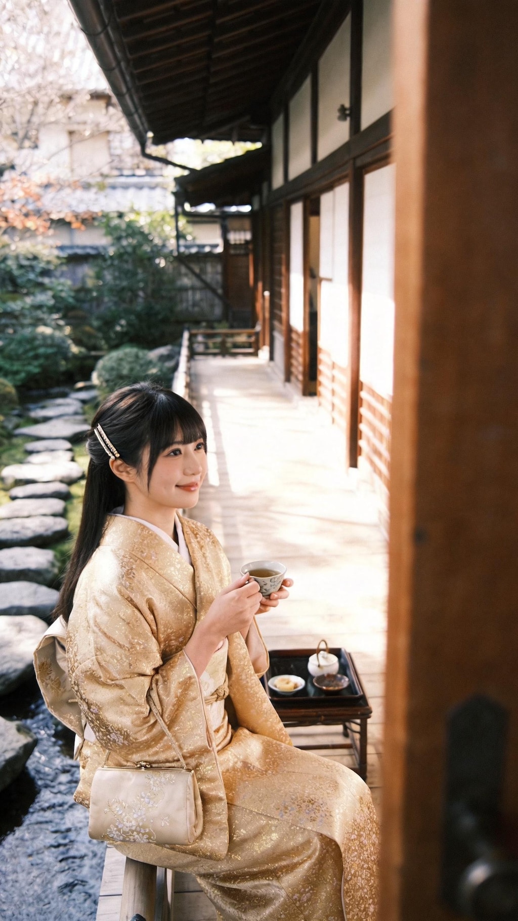 The Garden Remembers Her Smile