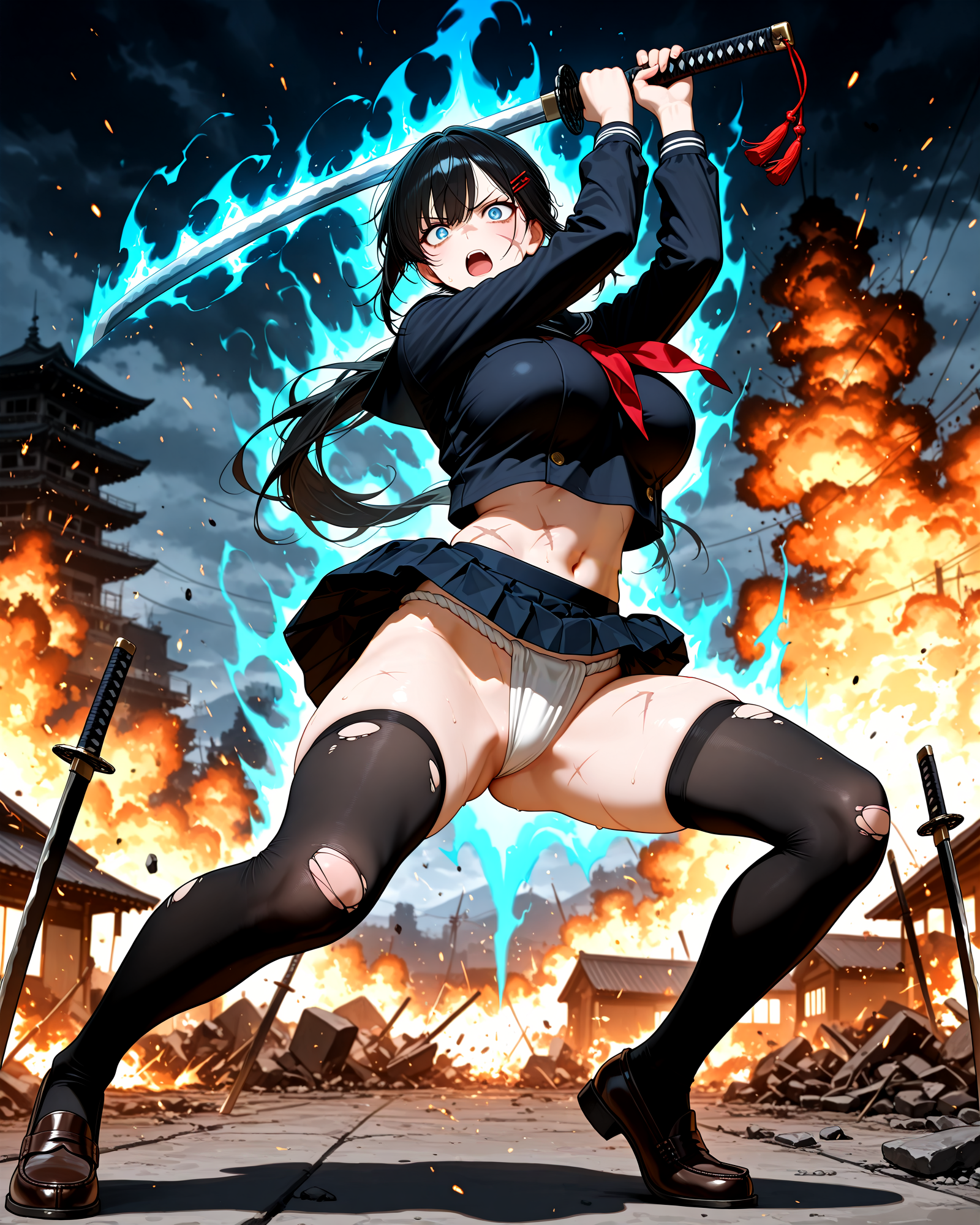 戦うJK剣士
