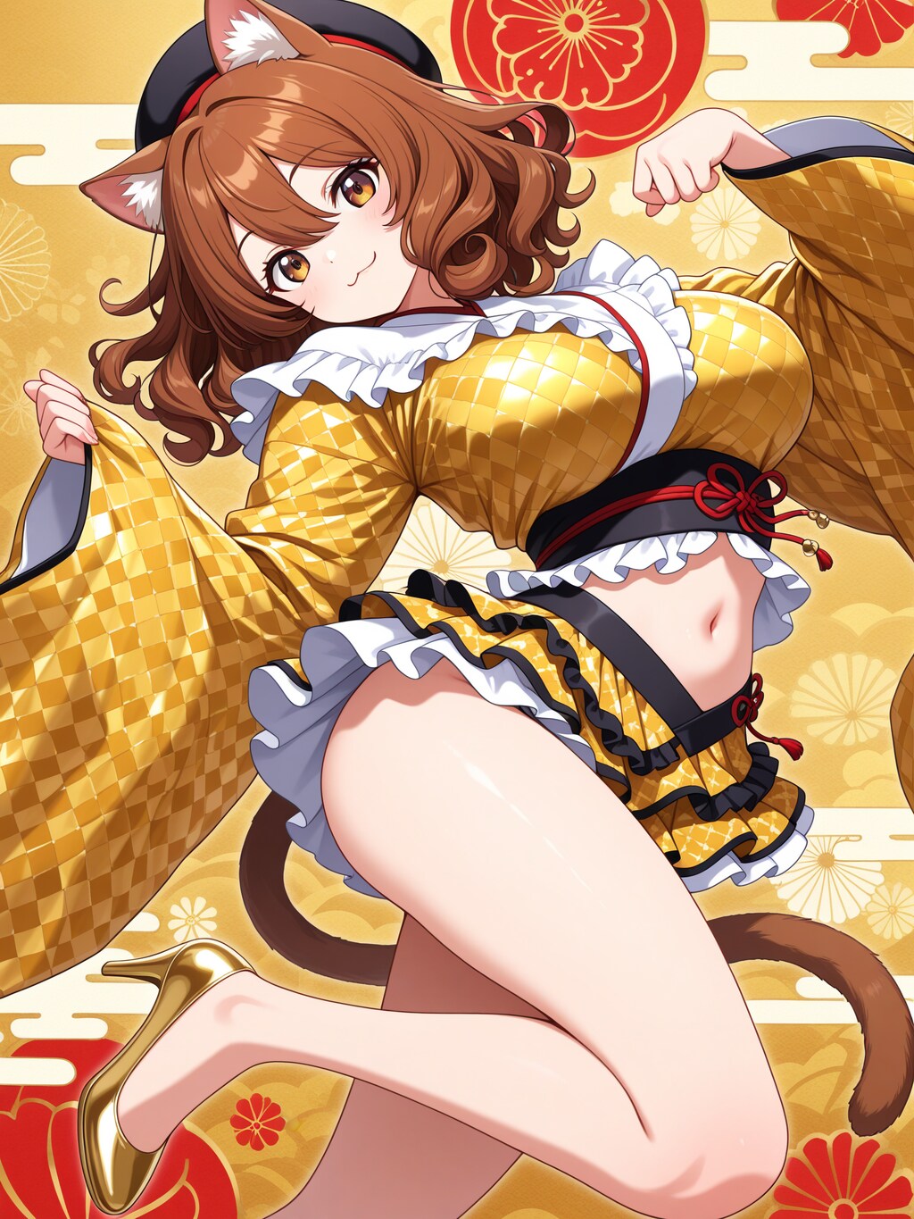 金色和風モダン