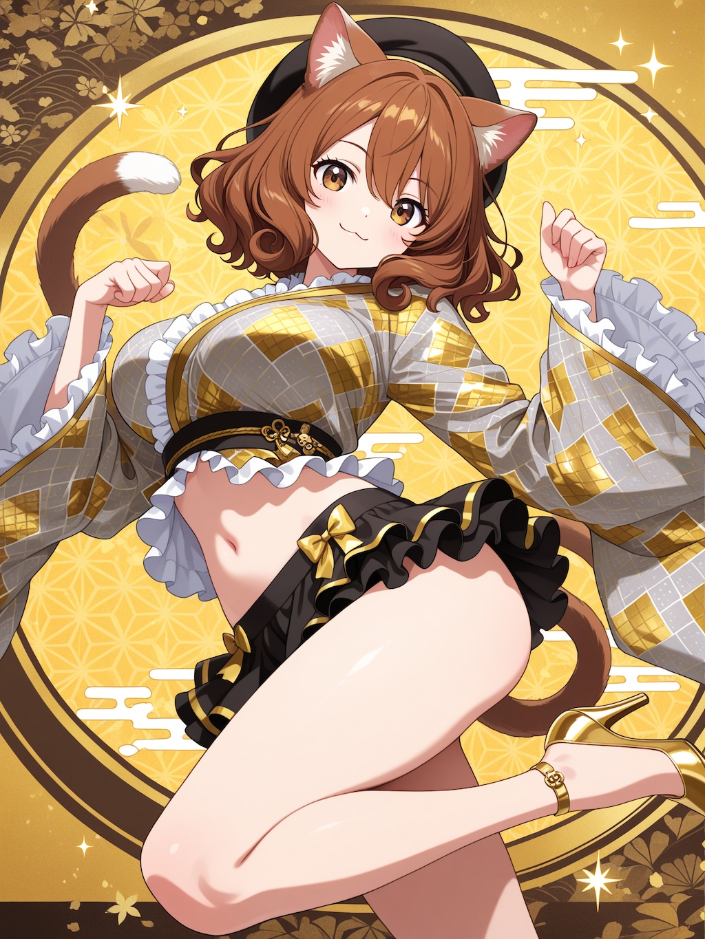 金色和風モダン